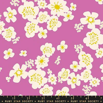 Floral Heliotrope- Paper Cuts 2- Fat Quarter