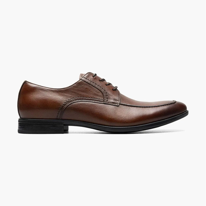 Florsheim Mens Zaffiro Cognac Brown Oxford Lace Up Leather Dress Shoes
