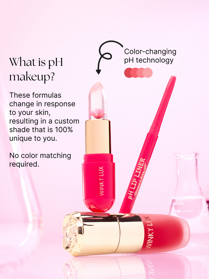 pink -- flower lip balm