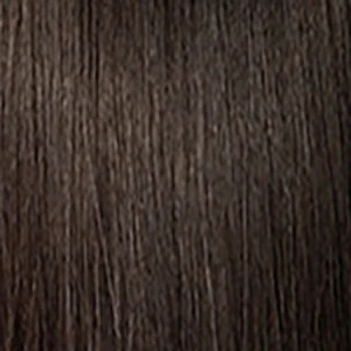 Sensationnel Instant ponytail wrap French wave 30 inch rich dark brown hair extension swatch