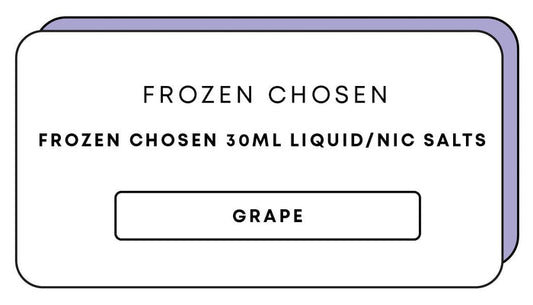 Frozen Chosen 30mL Nic Salts | Grape-Image 1