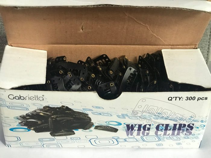 Gabriella Wig Clip large 300pcs/box- 2 Color - Palms Fashion Inc.