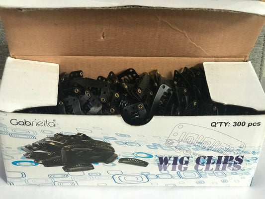 Gabriella Wig Clip large 300pcs/box- 2 Color - Palms Fashion Inc.