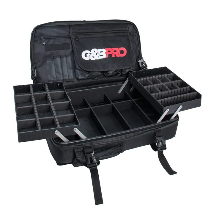 G&B PRO MOBILE WORK STATION Full SIZE Backpack - BLACK - Palms Fashion Inc.