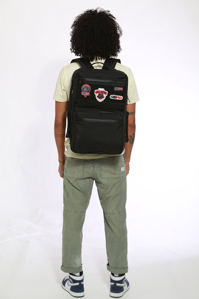 G&B PRO MOBILE WORK STATION Full SIZE Backpack - BLACK - Palms Fashion Inc.