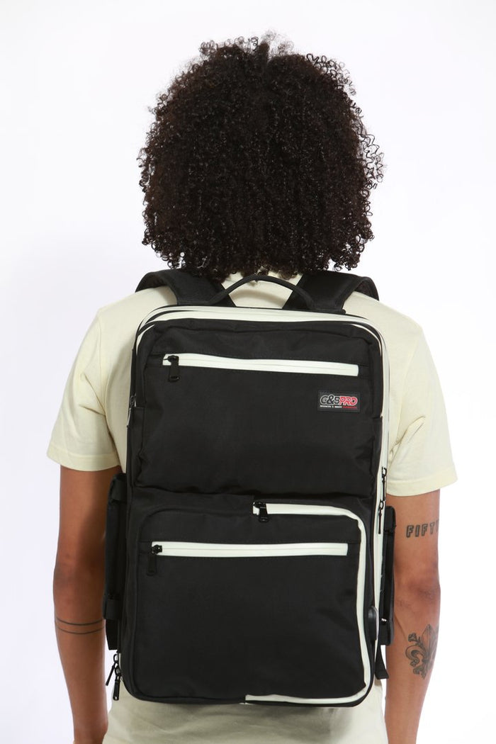 G&B PRO SINGLE MOBILE WORK STATION 2nd Generation - NEON BLACK (GHOST) - Palms Fashion Inc.