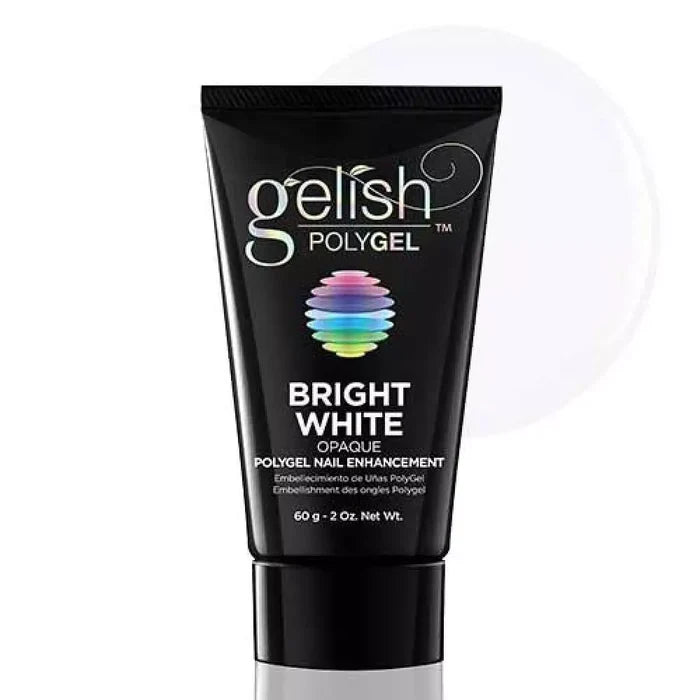 Gelish Professional Nail Enhancement Polygel 2oz - Bright White Opague