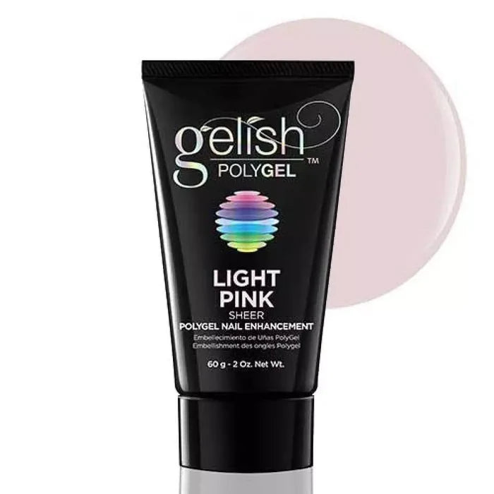 Gelish Professional Nail Enhancement Polygel 2oz - Light Pink Sheer