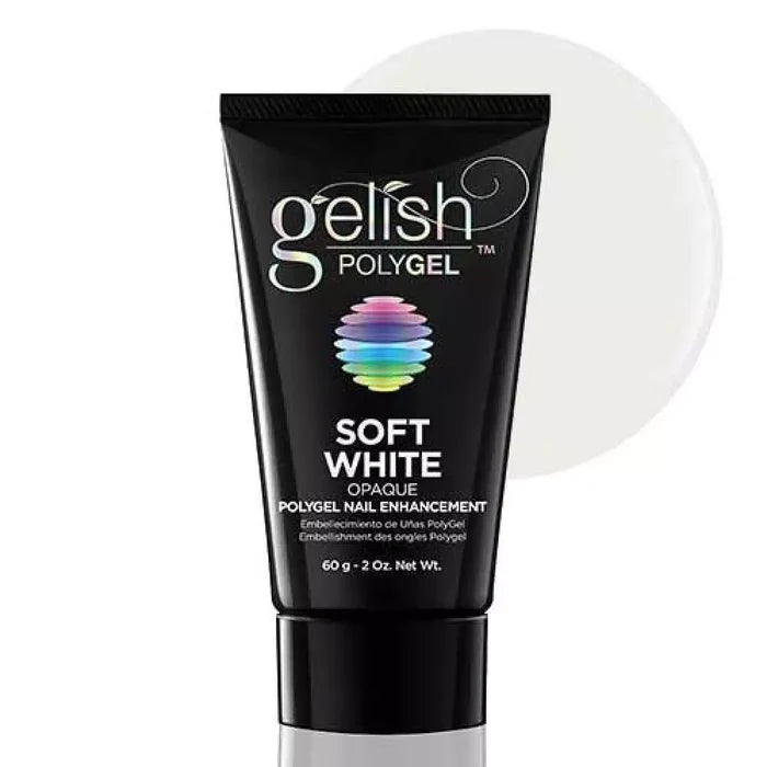 Gelish Professional Nail Enhancement Polygel 2oz - Soft White Opague