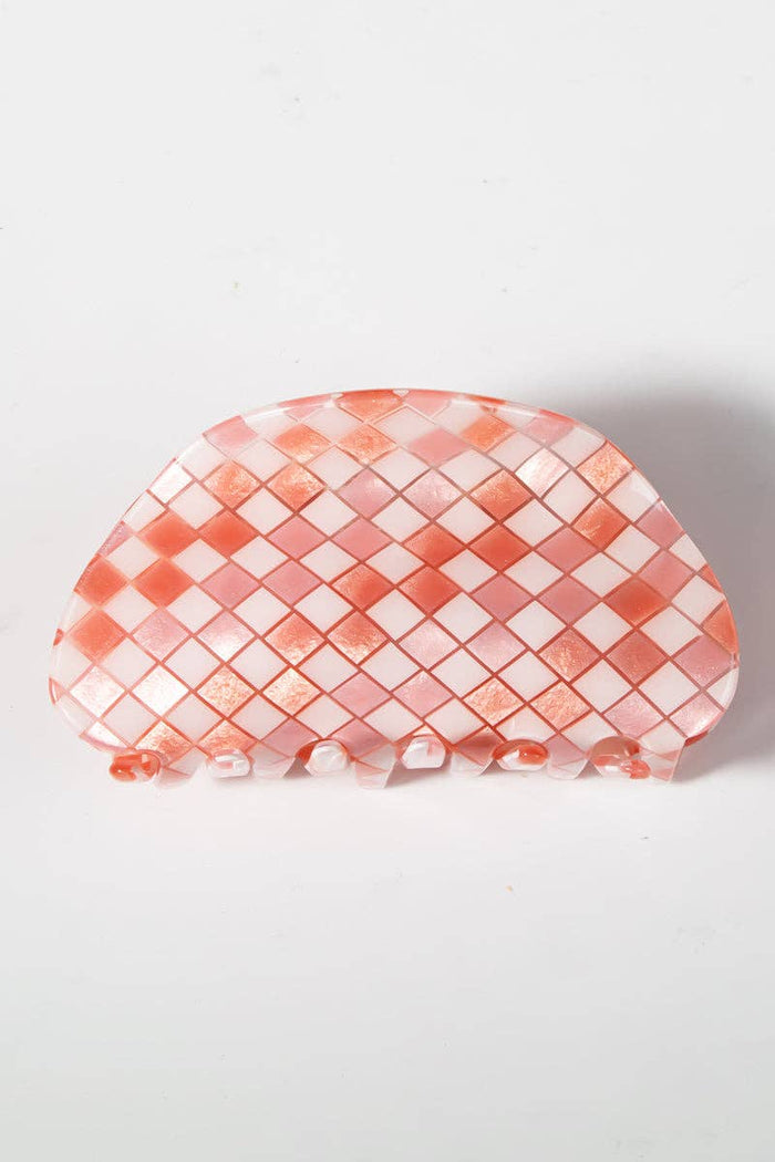 Geometric Design Hair Claw