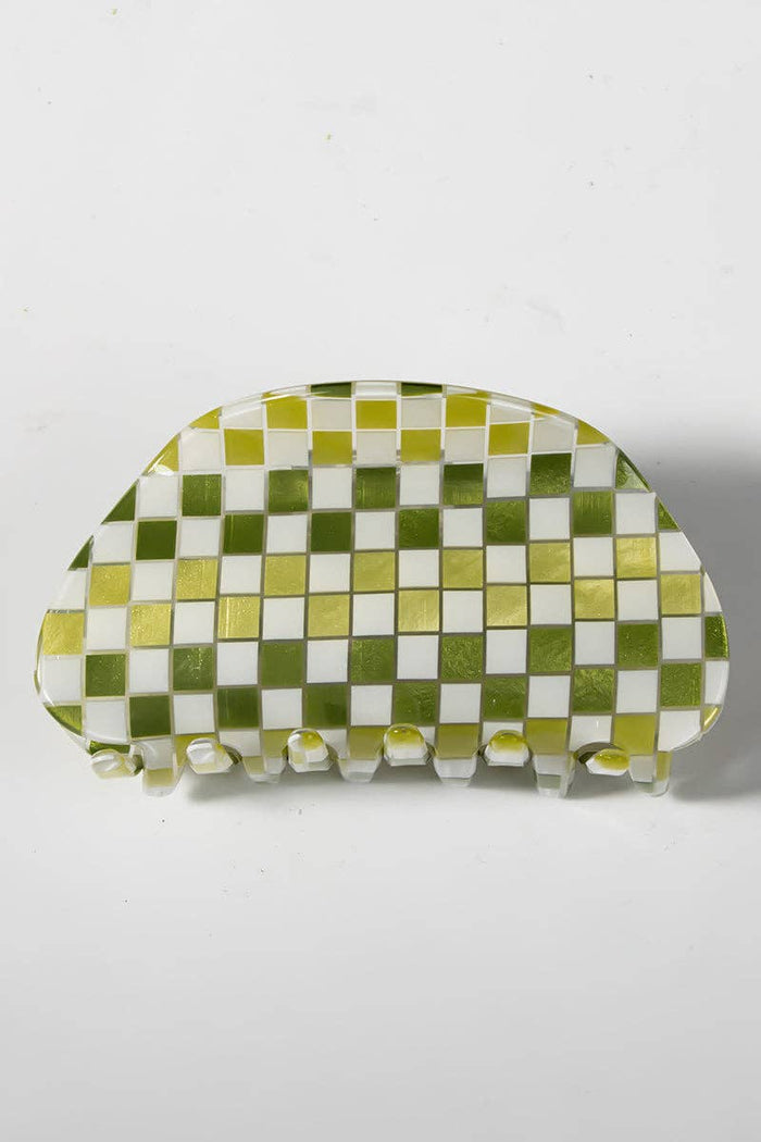 Geometric Design Hair Claw