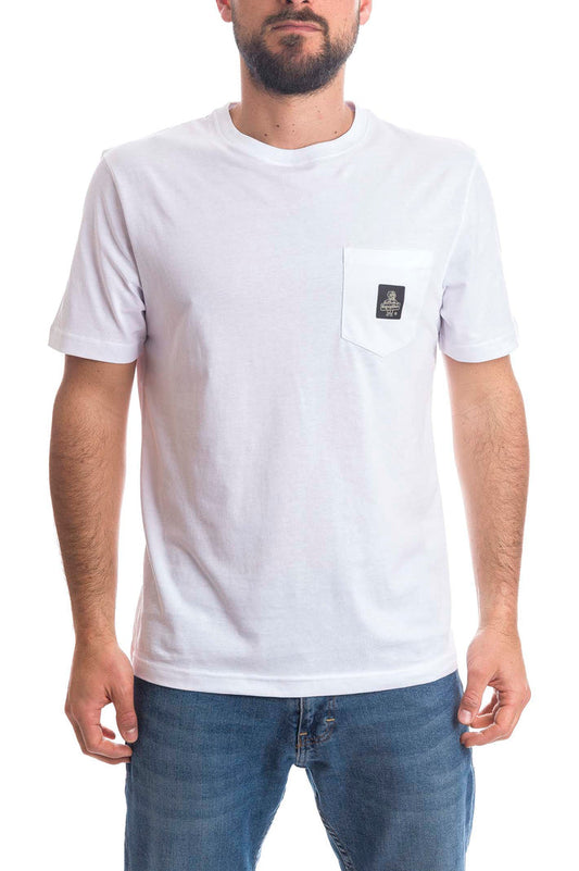 REFRIGIWEAR girocollo cotone bianco T22600 PIERCE-A00010