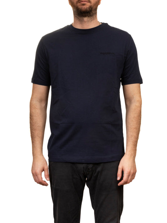 REFRIGIWEAR girocollo cotone blu T62800 HALEN-F04008