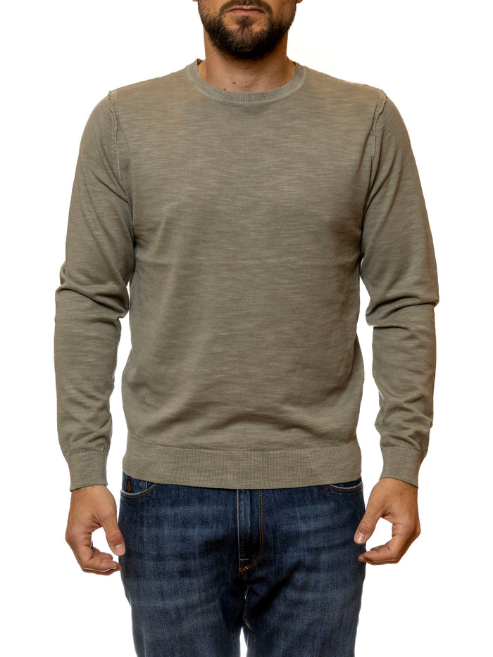 CENSURED girocollo cotone verde MMC247 TTC6-349