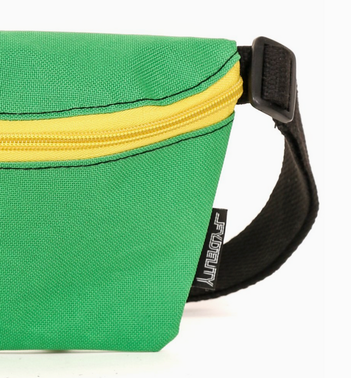 green: Fanny pack: small: ultra slim