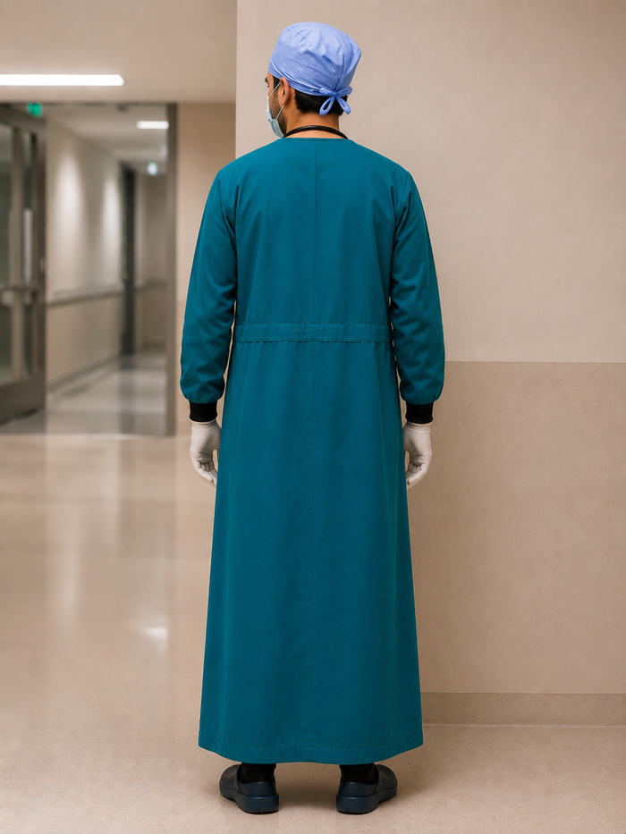 GREEN SURGEON GOWN FOR MEN