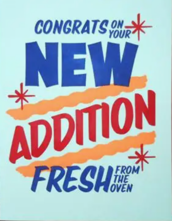 Grocery Baby Card