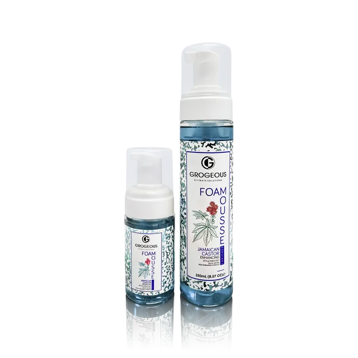 Grogeous Jamaican Castor Enhancing Hair Foam Mousse Boost - Strength & Shine
