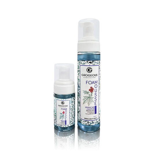 Grogeous Jamaican Castor Enhancing Hair Foam Mousse Boost - Strength & Shine