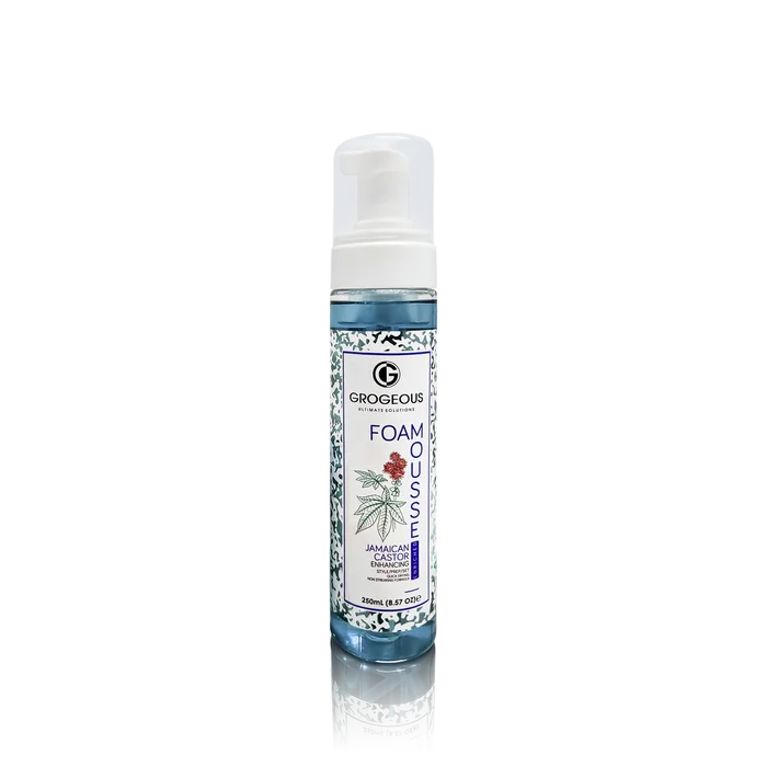 Grogeous Jamaican Castor Enhancing Hair Foam Mousse Boost - Strength & Shine