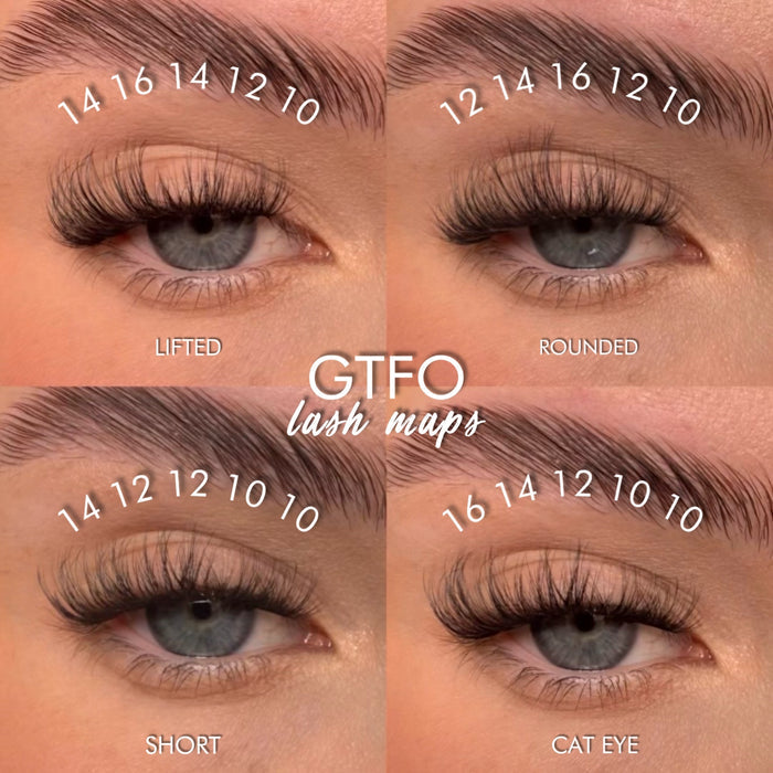 G.T.F.O. Super Pre-Glued Lash Starter Kit - Unicorn Cosmetics