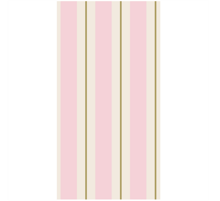 guest pink stripe napkin