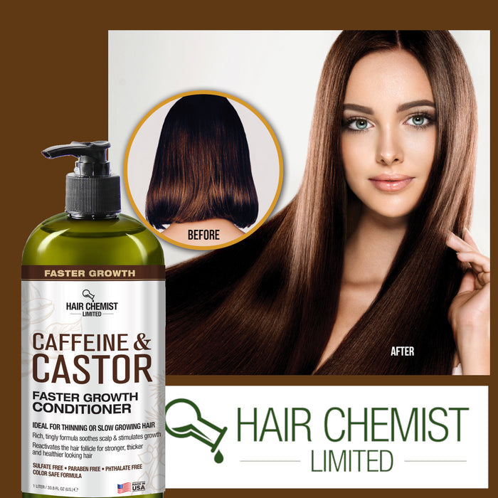 Hair Chemist Caffeine and Castor Faster Growth Conditioner 33.8 oz.