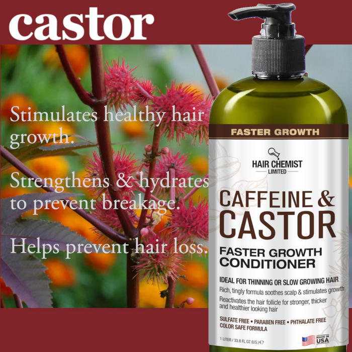 Hair Chemist Caffeine and Castor Faster Growth Conditioner 33.8 oz.