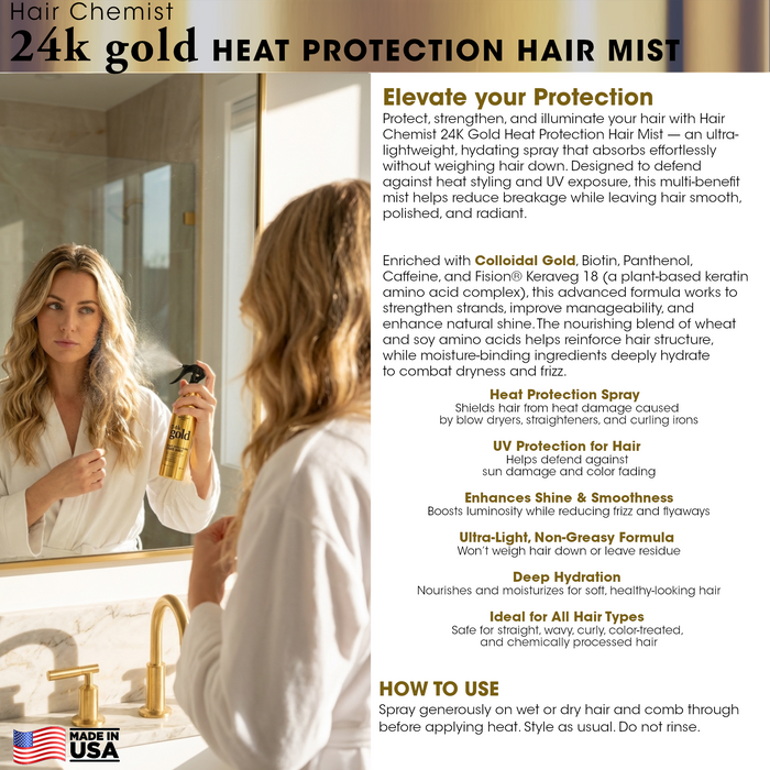 Hair Chemist Hair Chemist 24K Gold 5-Piece Complete Hair Care Set