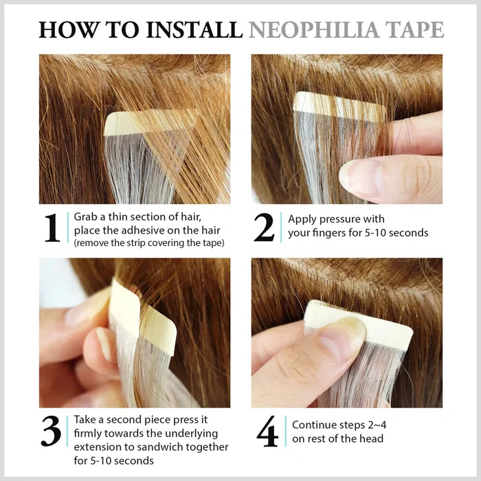 Hair Couture Neophilia Yaki Textured Tape Hair Extension  22" Jerry