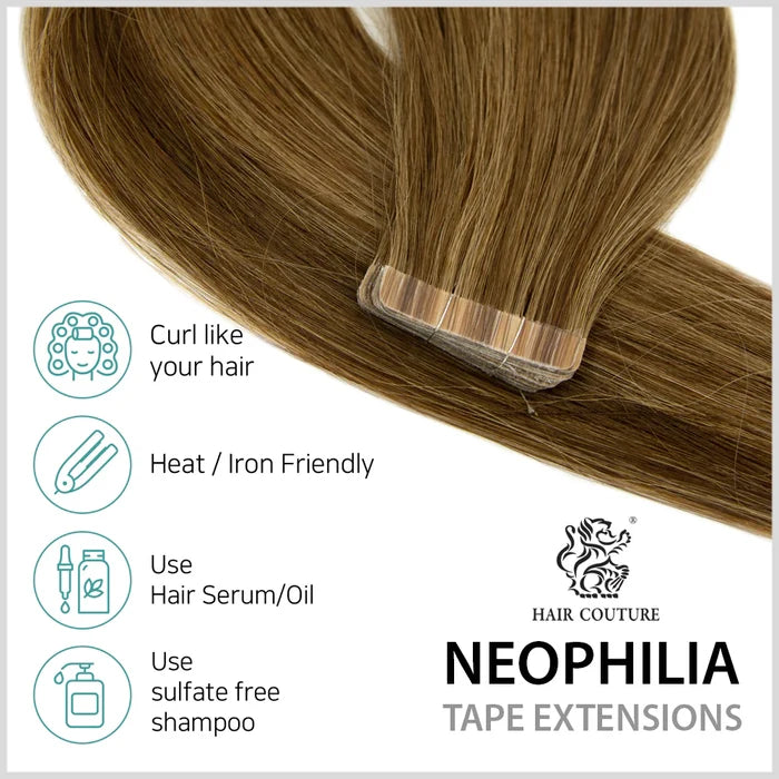 Hair Couture Neophilia Yaki Textured Tape Hair Extension  22" Jerry