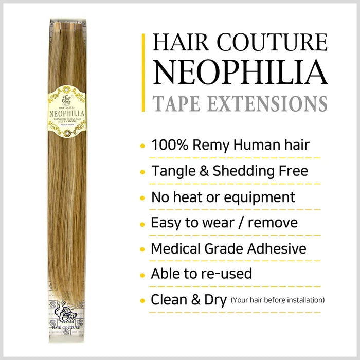 Hair Couture Neophilia Yaki Textured Tape Hair Extension  22" Jerry