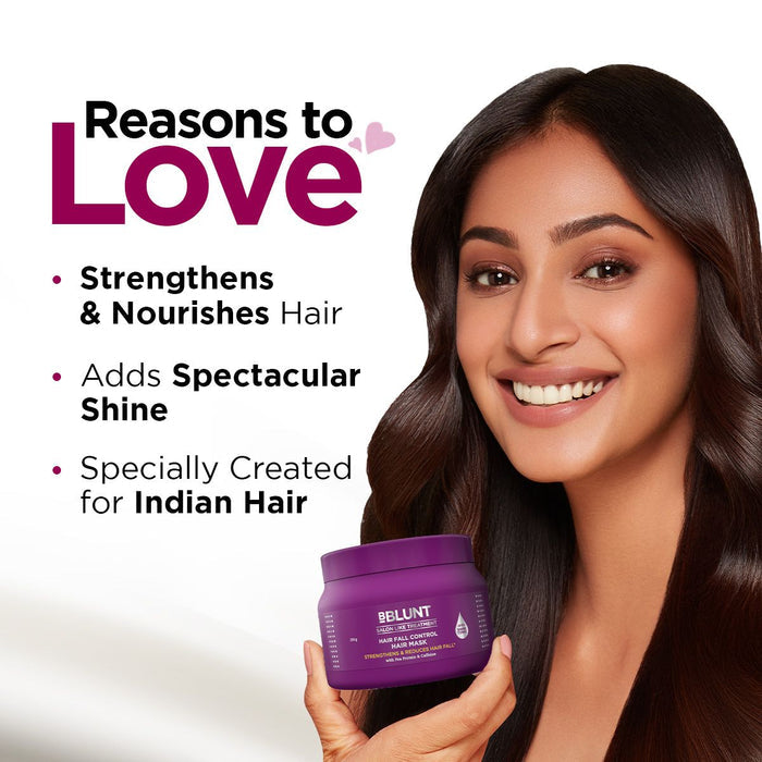 Hair Fall Control Hair Mask with Pea Protein & Caffeine for Stronger Hair -250 g(Pack of 3)