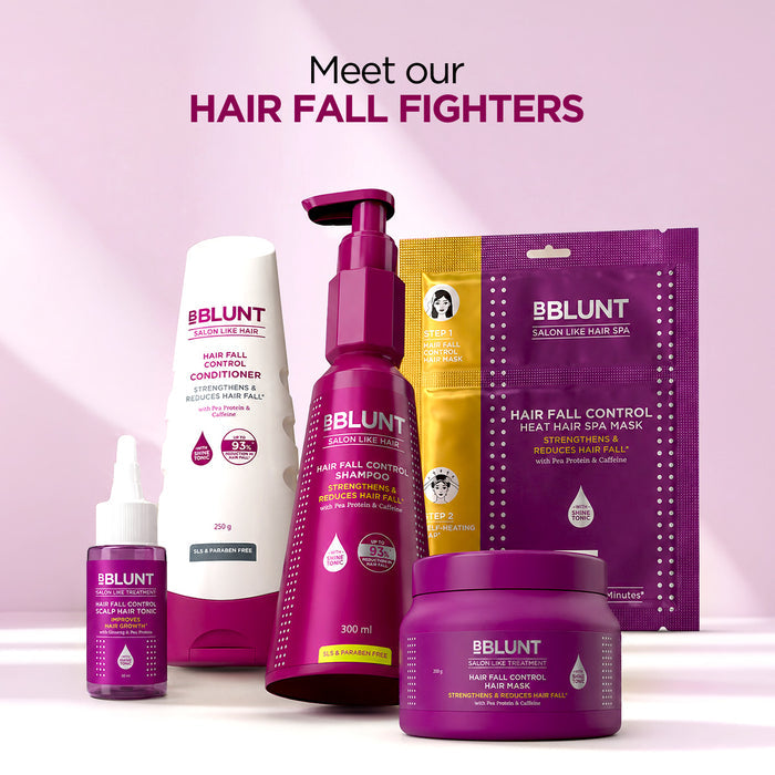 Hair Fall Control Shampoo with Pea Protein & Caffeine for Stronger Hair - 650 ml