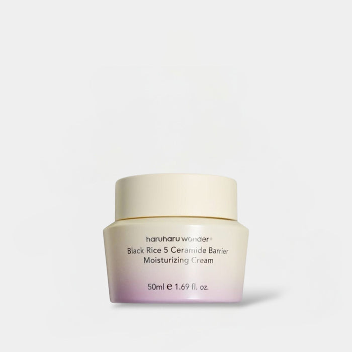 Haruharu WONDER Black Rice 5 Ceramide Barrier Moisturizing Cream 50ml كريم الترطيب وحاجز البشرة هاروها رو بلاك رايس 5 سيراميد - Princess Cosmetics Qatar