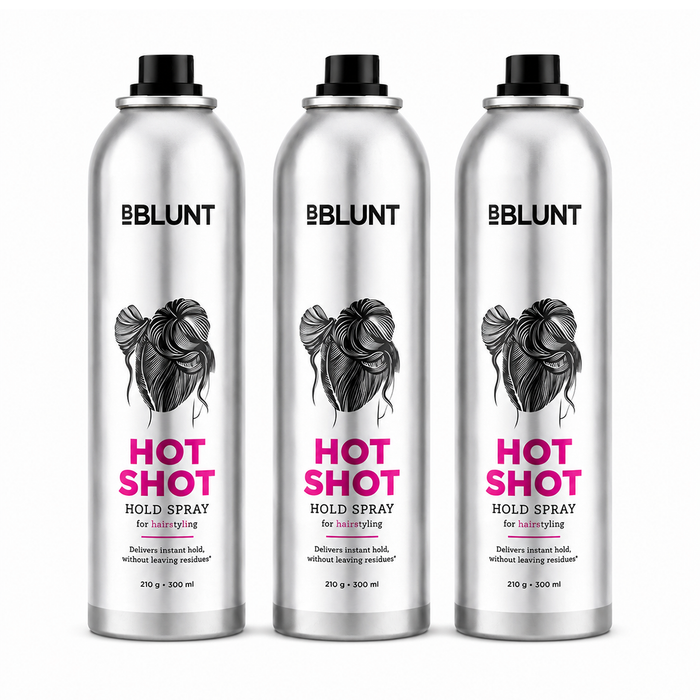 Hot Shot Hold Spray for Instant & Firm Hold - 300 ml(Pack of 3)