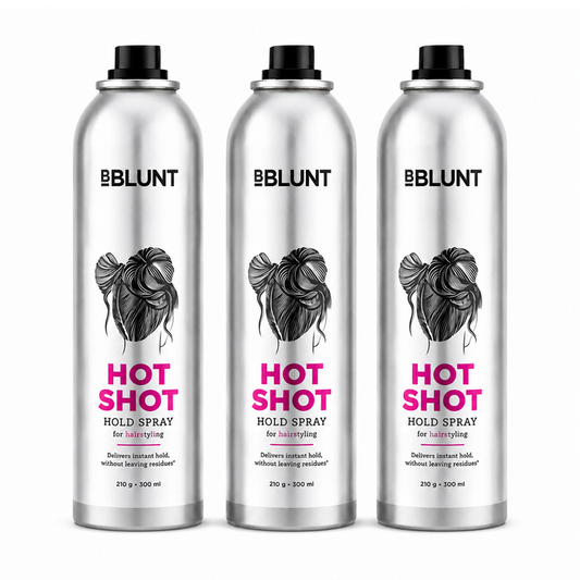 Hot Shot Hold Spray for Instant & Firm Hold - 300 ml(Pack of 3)