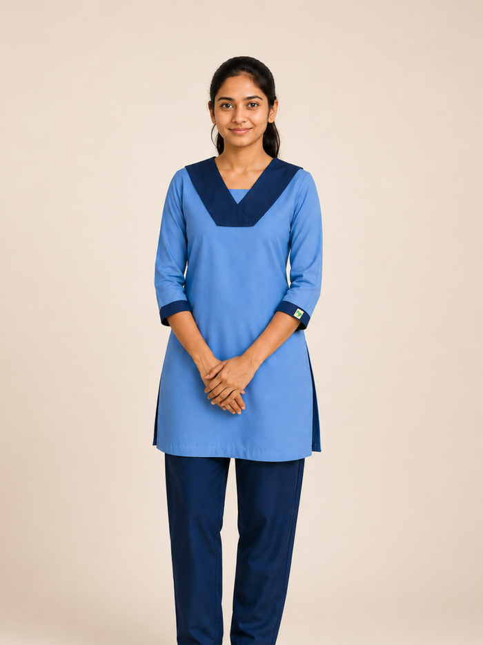 HOUSEKEEPING BLUE DRESS FOR WOMEN