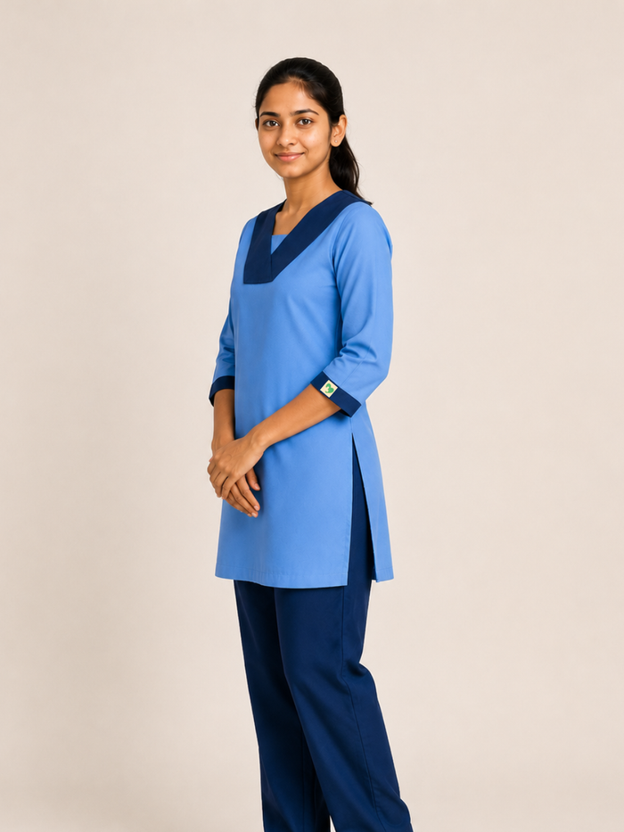 HOUSEKEEPING BLUE DRESS FOR WOMEN