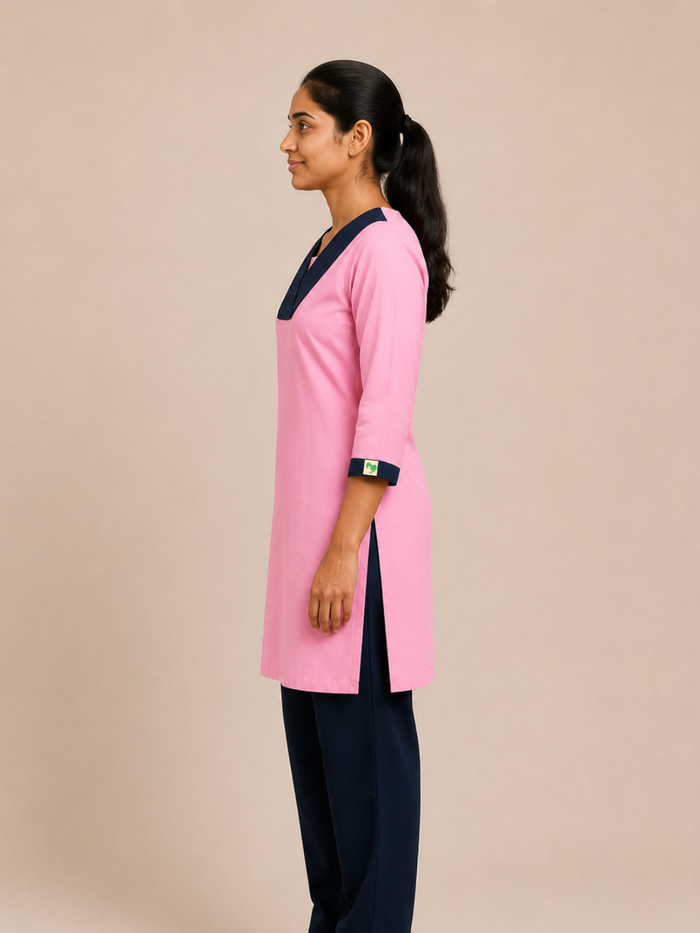 HOUSEKEEPING PINK DRESS FOR WOMEN
