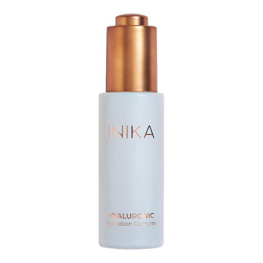 Dropper bottle of certified organic Hyaluronic Hydration Complex.