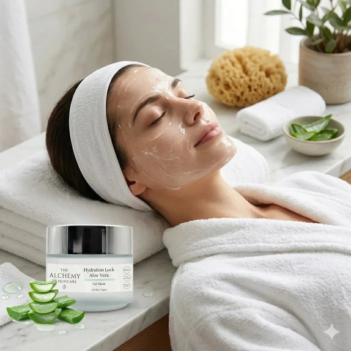 Hydration Lock Aloe Vera Gel Face Mask skincare