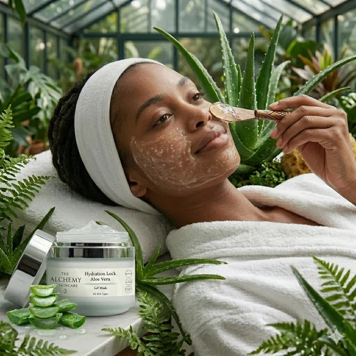 Hydration Lock Aloe Vera Gel Face Mask skincare