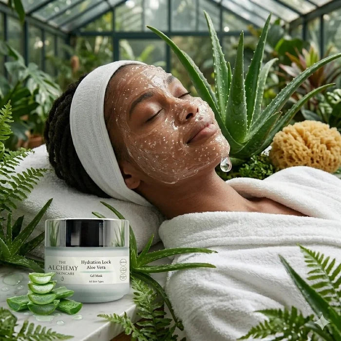 Hydration Lock Aloe Vera Gel Face Mask skincare