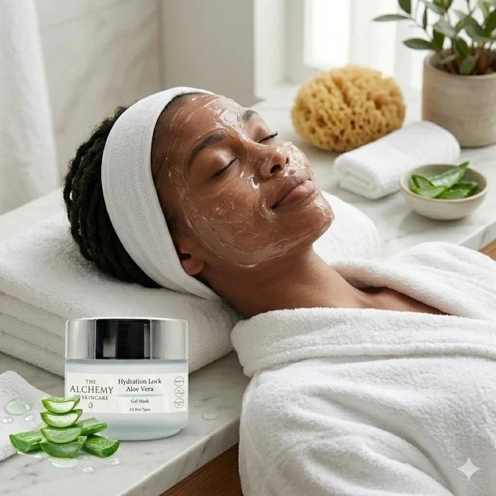 Hydration Lock Aloe Vera Gel Face Mask skincare