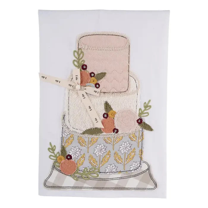 I Do Love You Wedding Cake Tea Towel