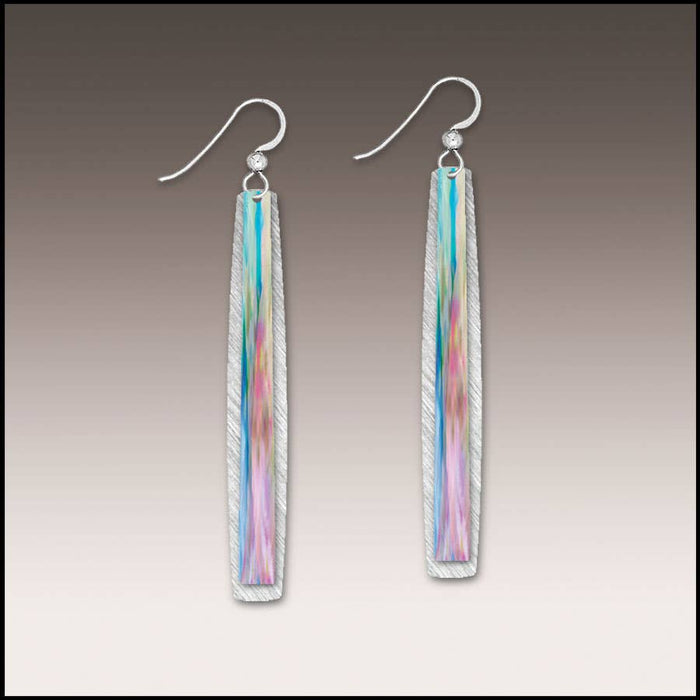 Illustrated Light & DC Designs - Carnation Abstract Icicle Multilayer Handmade Earrings