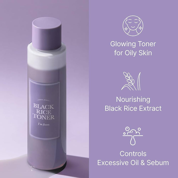 Im From Black Rice Toner أنا من تونر الأرز الأسود - Princess Cosmetics Qatar