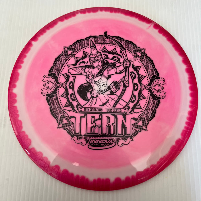 Pink Halo/Black Stamp / 173-5 grams