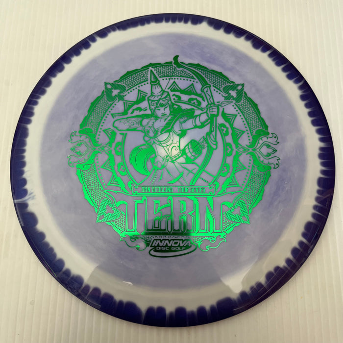 Purple Halo/Green Stamp / 173-5 grams
